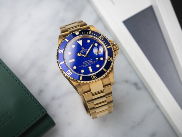 UK cheap replica Rolex stone dials — Lapis lazuli